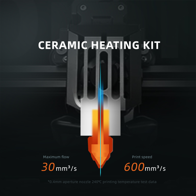 Pièces d'imprimante 3D en céra - High Flow Ceramic Hotend avis et prix